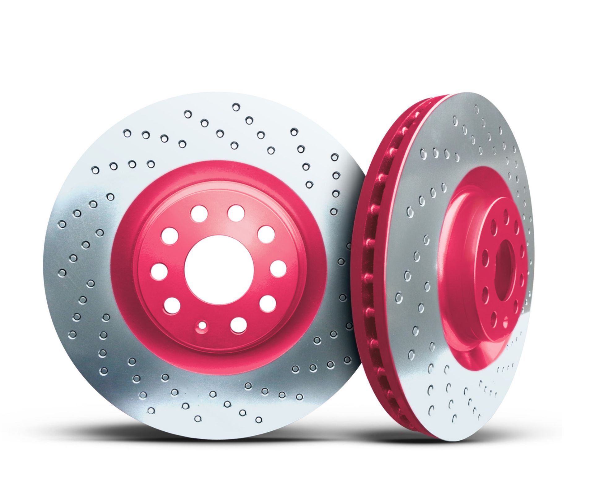 Picture of 2013 Dodge Durango Crew XBRAKES SMART SLOT NEON PINK Front Rotor X11091268P
