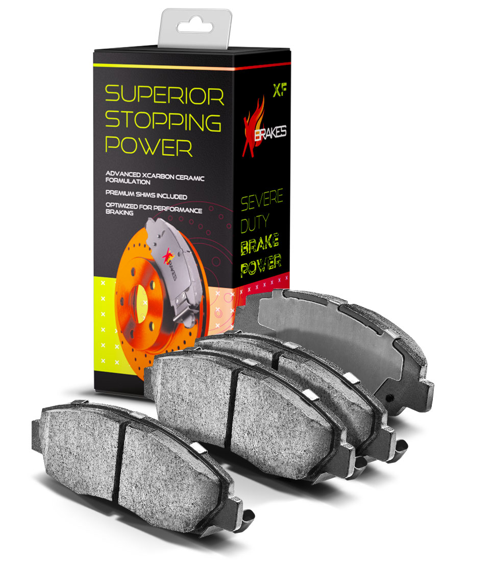 Picture of 2017 Dodge Durango Special Service XBRAKES XF SERIES XCARBON CERAMIC Rear Pad XFD1498