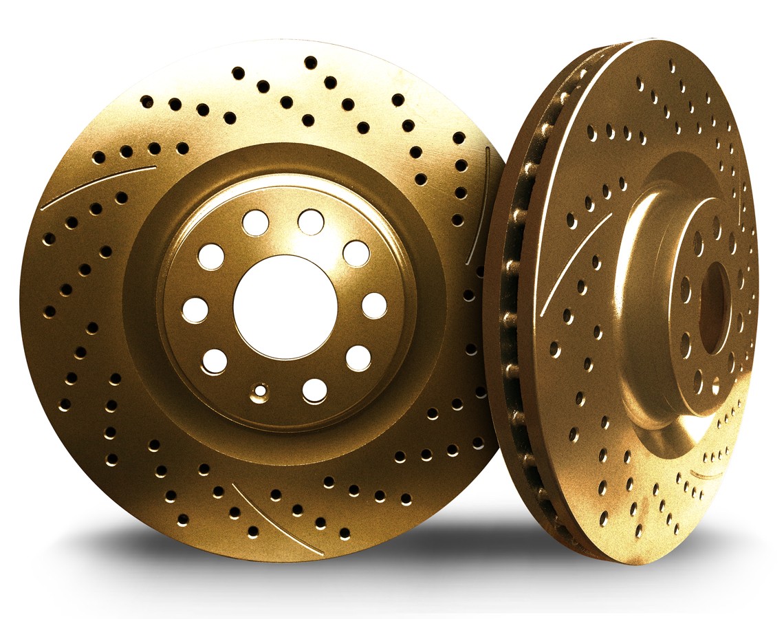 Picture of 2021 Cadillac CT5 V XBRAKES SMART SLOT GOLD Front Rotor X16031801G